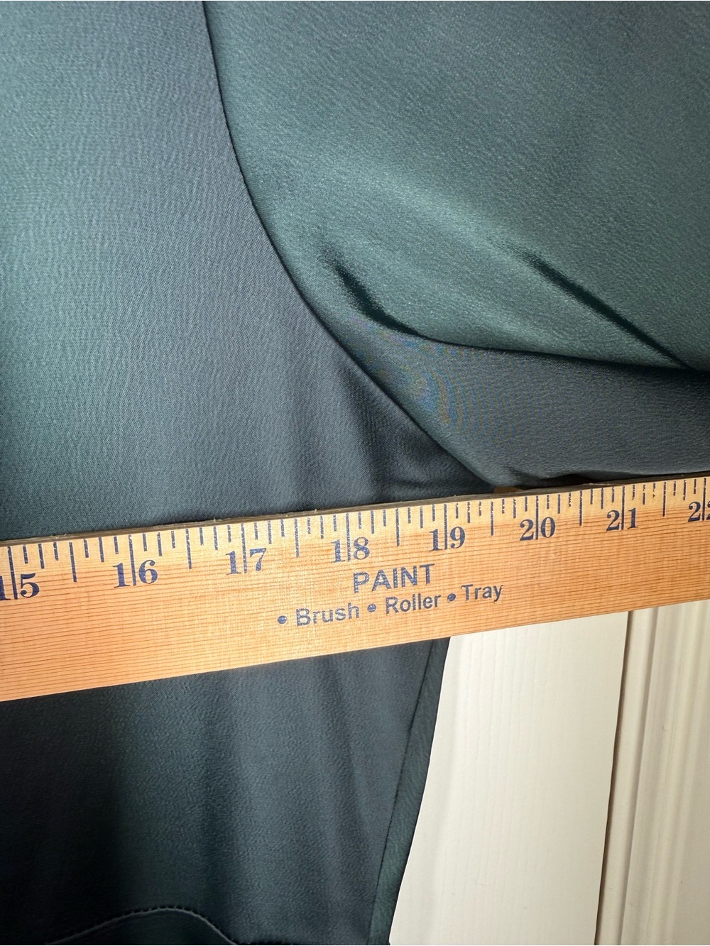 NWT Banana Republic Hunter Green Midi Dress with Flutter Sleeves Sz 16 Orig $120 - Picture 7 of 8